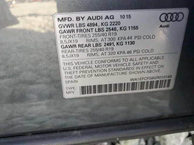 2016 AUDI Q3 PREMIUM PLUS  