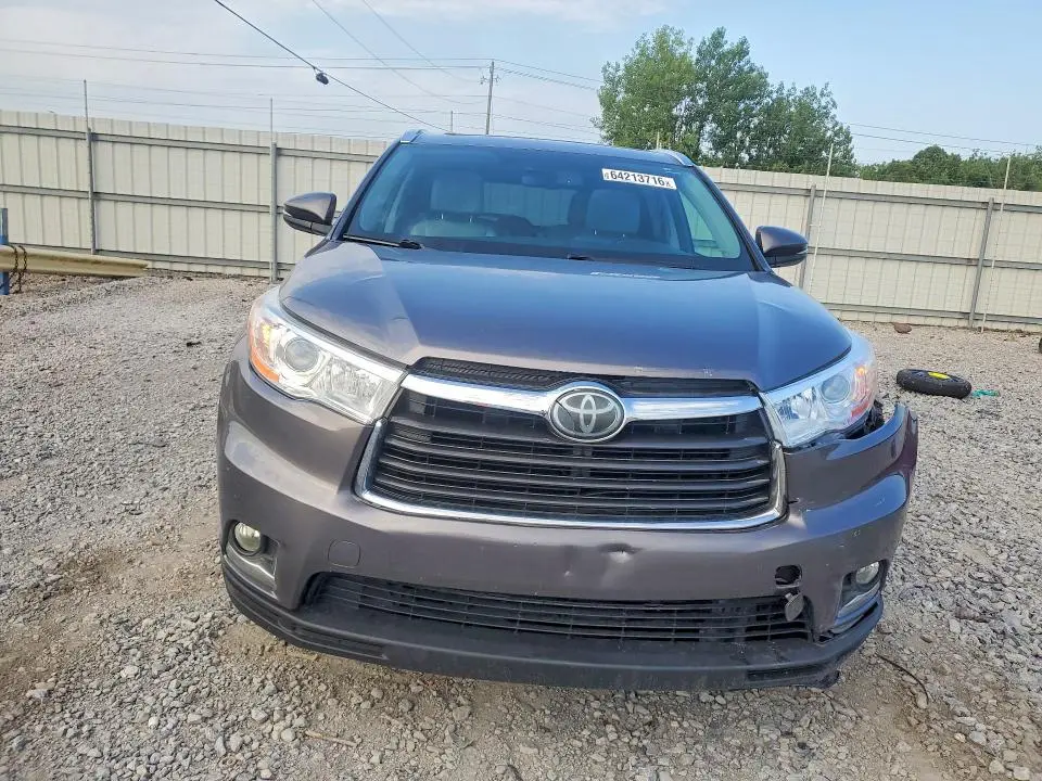 2016 TOYOTA HIGHLANDER LIMITED PLATINUM  
