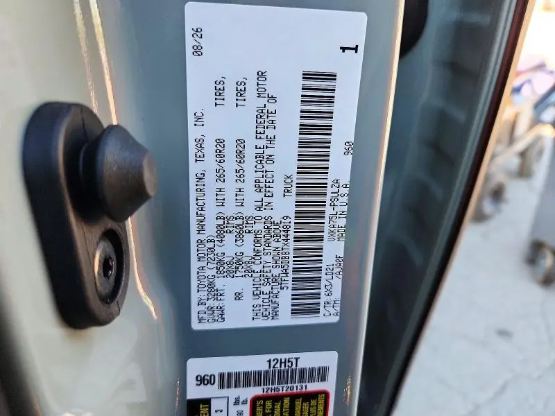 2026 TOYOTA TUNDRA LIMITED  