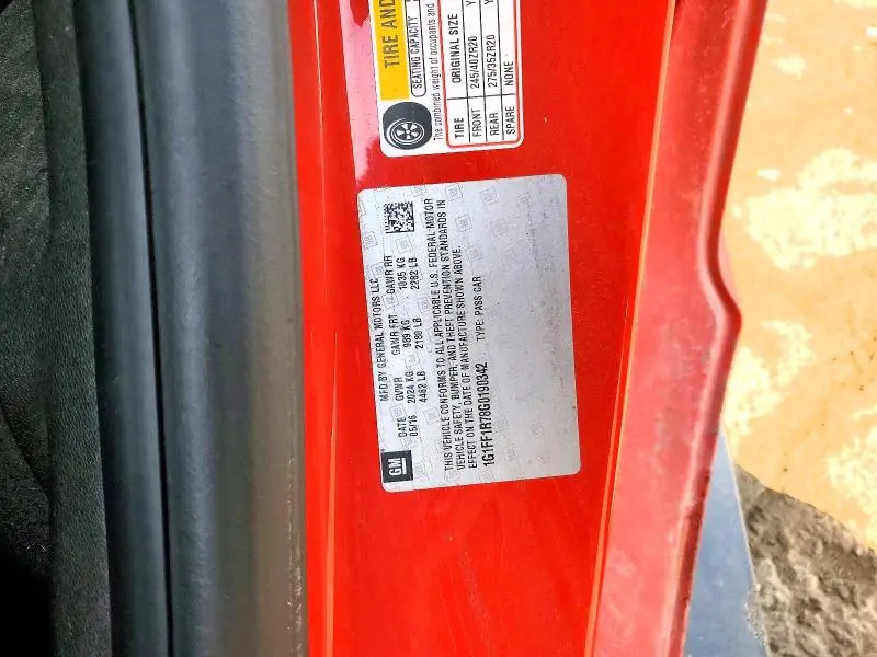 2016 CHEVROLET CAMARO SS  