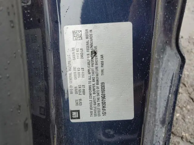 2016 CHEVROLET CAMARO SS  