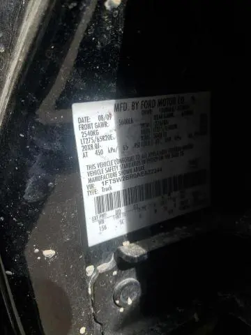 2010 FORD F250 SUPER DUTY  