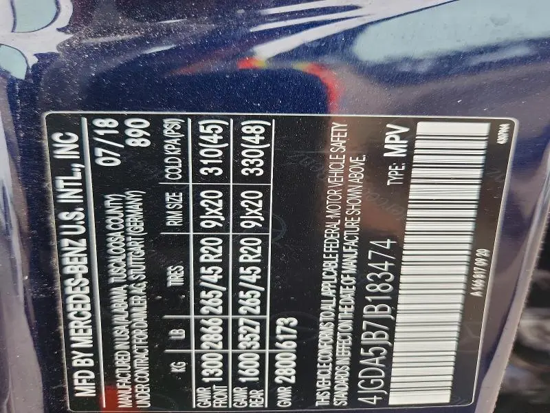 2018 MERCEDES-BENZ GLE 350  