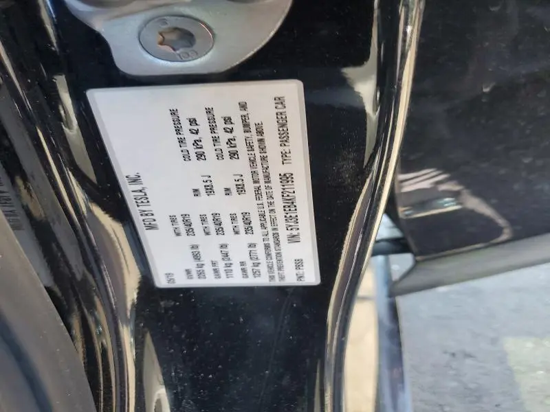 2019 TESLA MODEL 3   