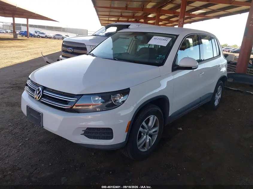 2012 VOLKSWAGEN TIGUAN S