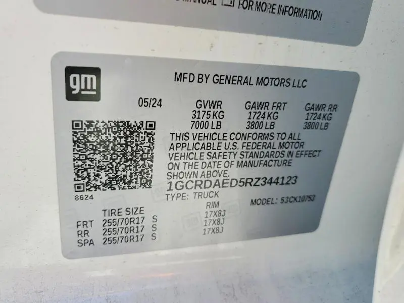 2024 CHEVROLET SILVERADO K1500  