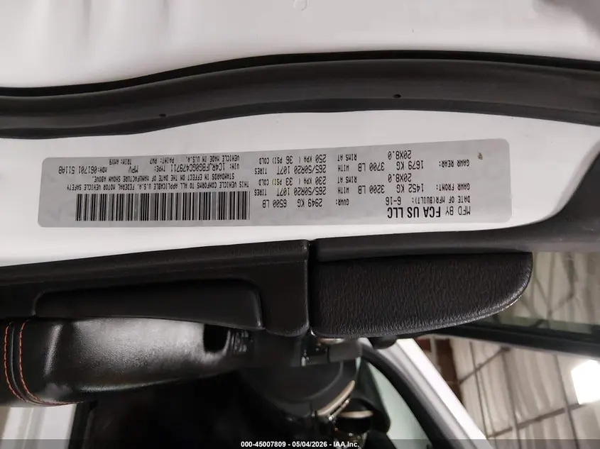 2016 JEEP GRAND CHEROKEE LIMITED 75TH ANNIVERSARY