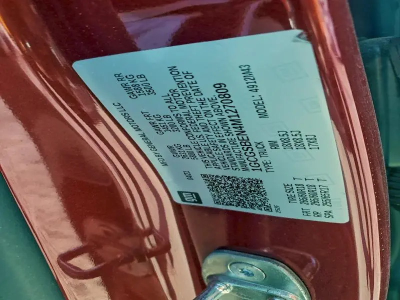 2021 CHEVROLET COLORADO   