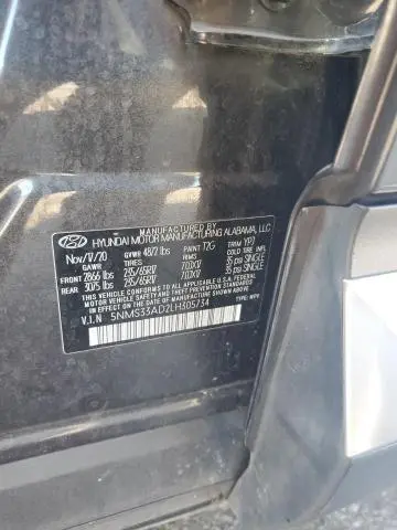 2020 HYUNDAI SANTA FE SEL  