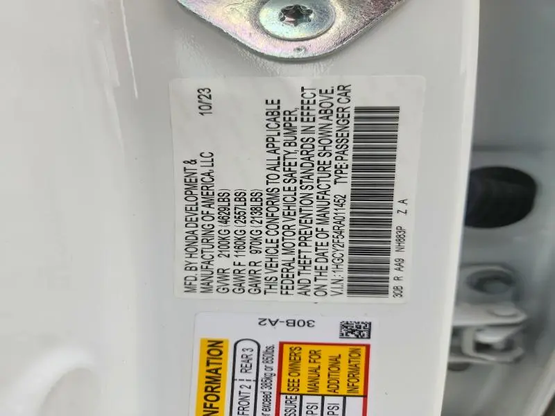 2024 HONDA ACCORD HYBRID SPORT  