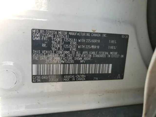 2021 TOYOTA RAV4 TRD OFF ROAD  