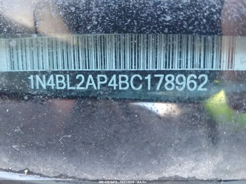 2011 NISSAN ALTIMA 3.5 SR