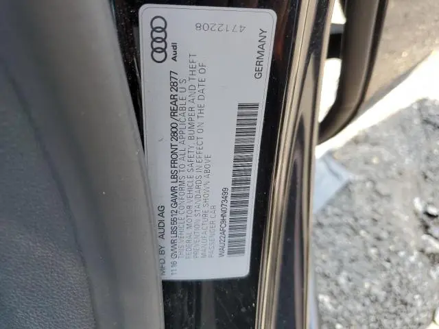 2017 AUDI A7 PRESTIGE  