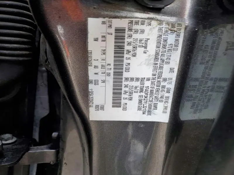 2015 FORD FOCUS SE  