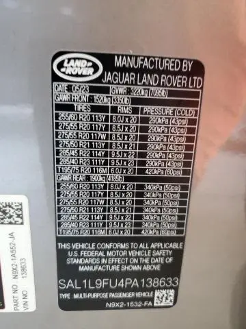 2023 LAND ROVER RANGE ROVER SPORT DYNAMIC SE  