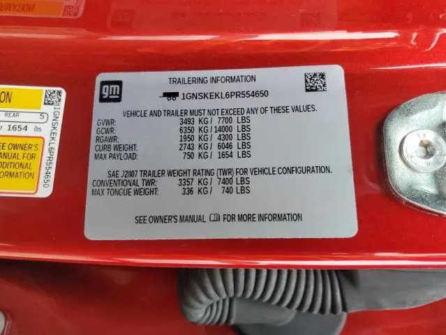 2023 CHEVROLET SUBURBAN K1500 RST  