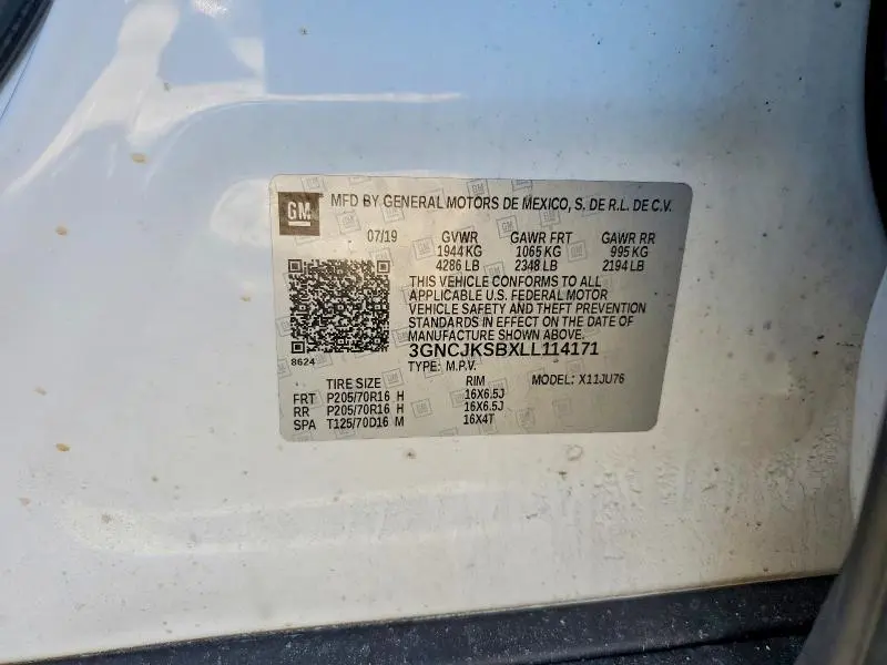 2020 CHEVROLET TRAX LS  