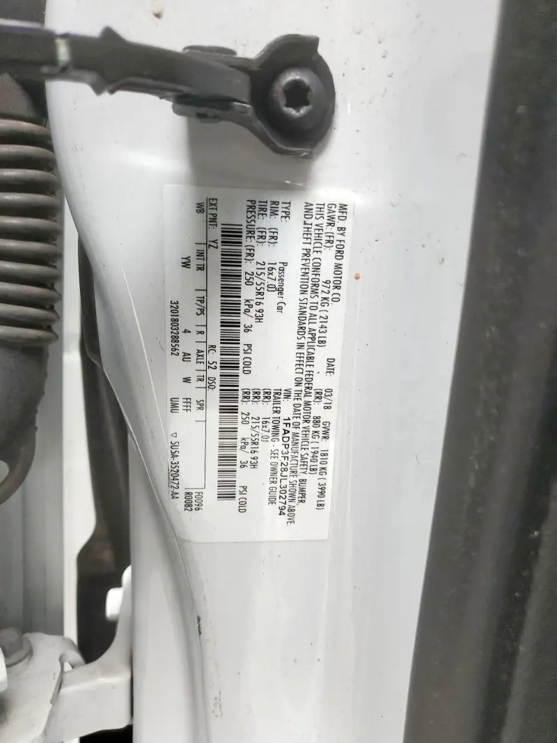 2018 FORD FOCUS SE  