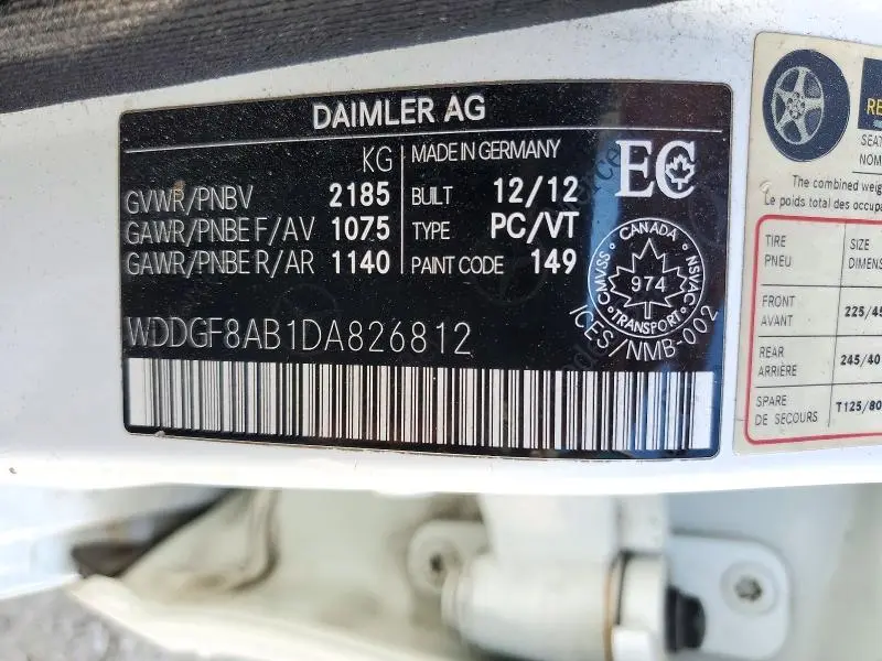 2013 MERCEDES-BENZ C 300 4MATIC  