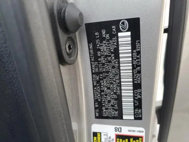 2020 LEXUS ES 300H ULTRA LUXURY  