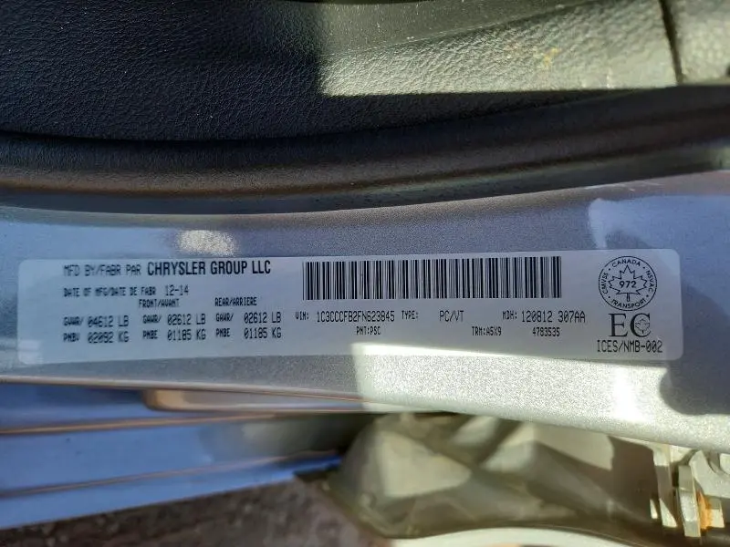 2015 CHRYSLER 200 LX  