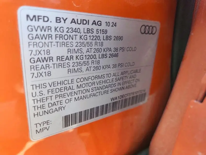 2025 AUDI Q3 PREMIUM S LINE 45  