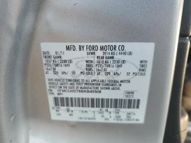 2011 FORD ESCAPE XLT  