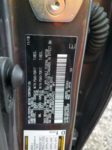 2019 TOYOTA 4RUNNER SR5/SR5 PREMIUM  