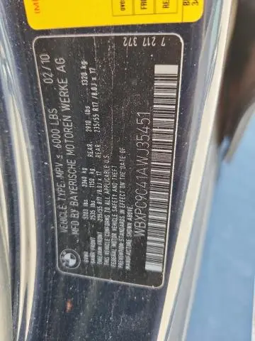 2010 BMW X3 XDRIVE30I  