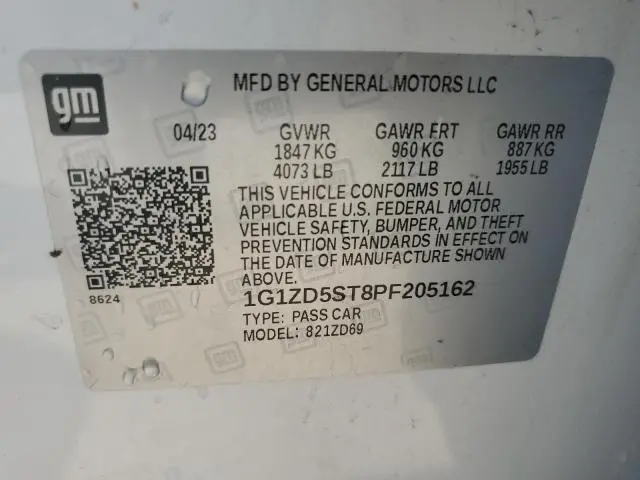 2023 CHEVROLET MALIBU LT  