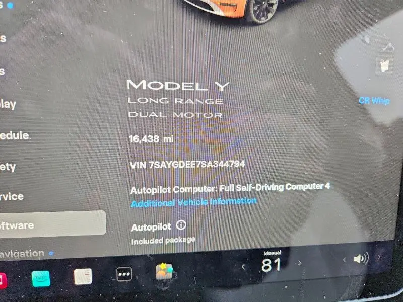 2025 TESLA MODEL Y   
