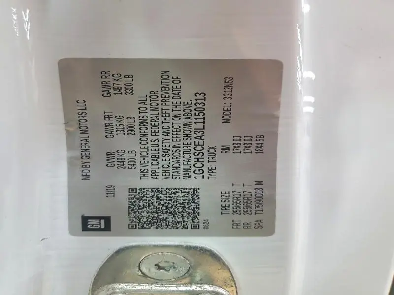 2020 CHEVROLET COLORADO LT  