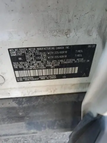 2020 TOYOTA RAV4 ADVENTURE  