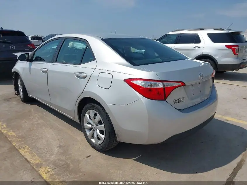 2015 TOYOTA COROLLA LE