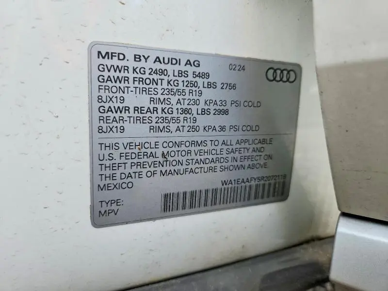 2024 AUDI Q5 PREMIUM PLUS 45  