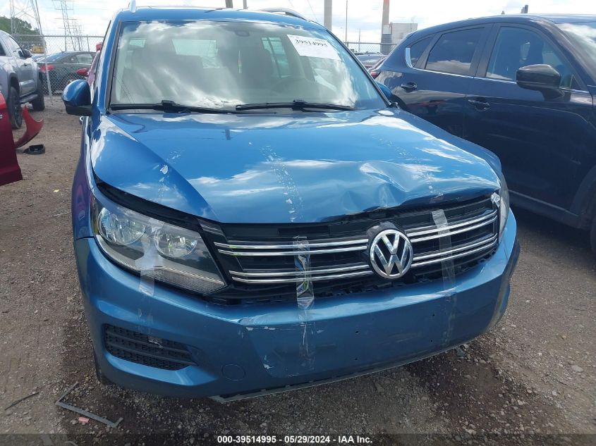 2017 VOLKSWAGEN TIGUAN 2.0T WOLFSBURG EDITION