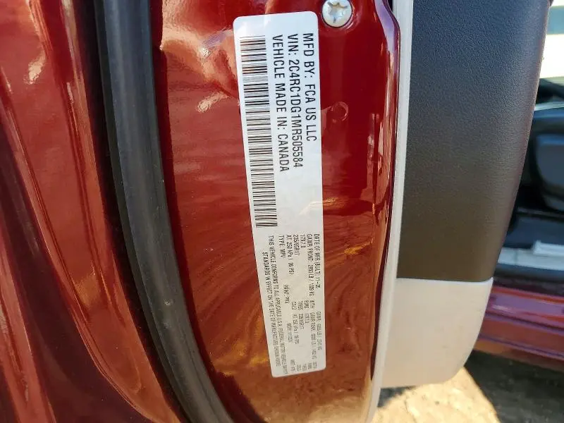 2021 CHRYSLER VOYAGER LXI  