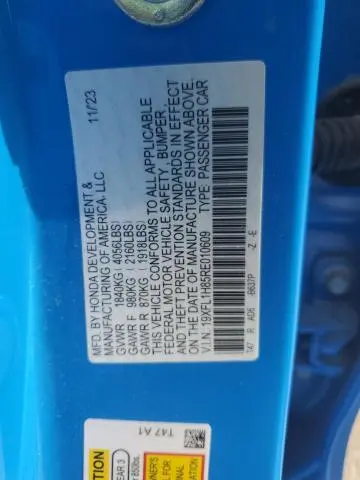 2024 HONDA CIVIC SPORT TOURING