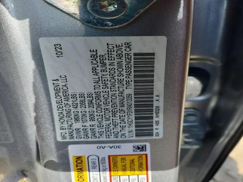 2024 HONDA ACCORD EX  
