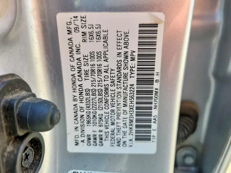 2014 HONDA CR-V LX  