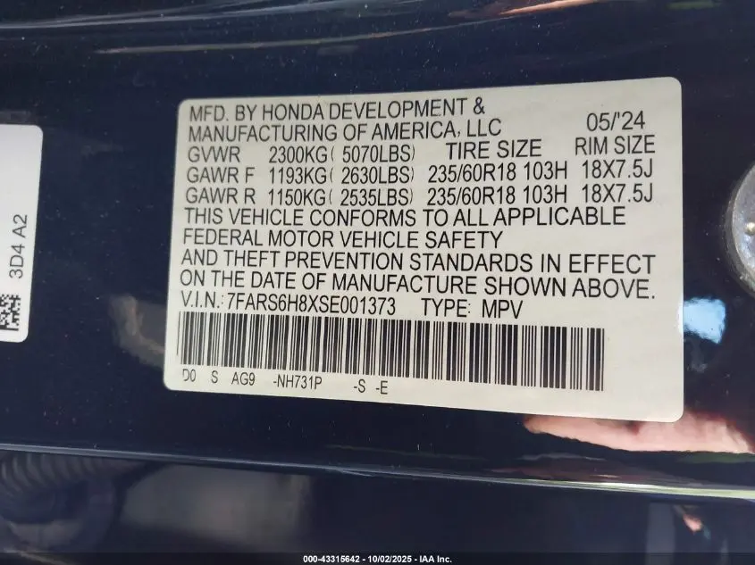 2025 HONDA CR-V HYBRID SPORT-L