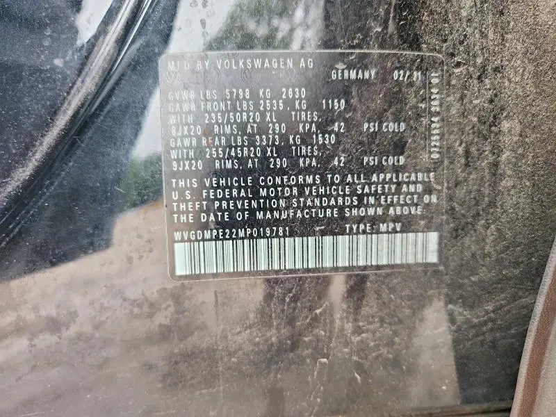 2021 VOLKSWAGEN ID.4 FIRST EDITION  