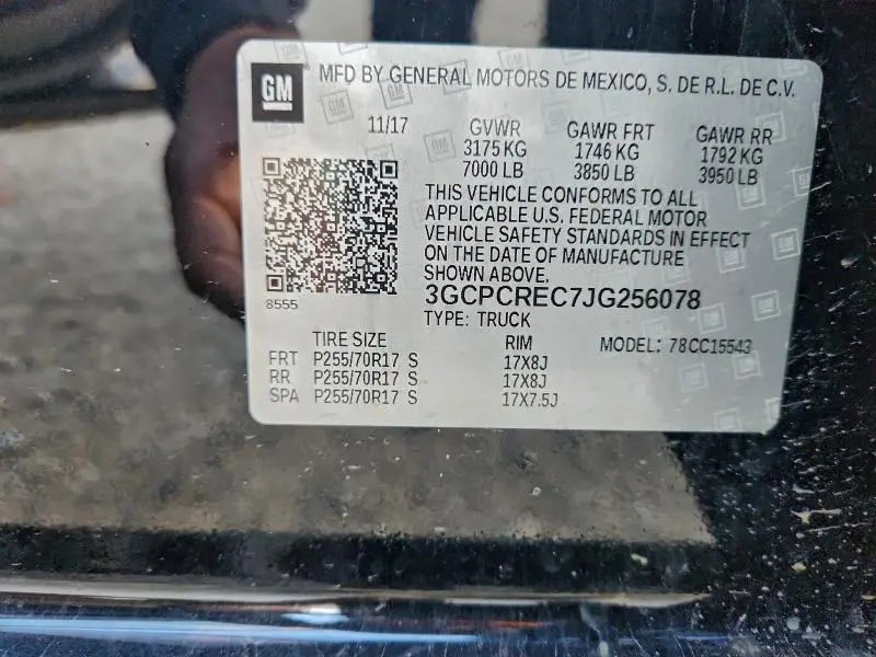 2018 CHEVROLET SILVERADO C1500 LT  