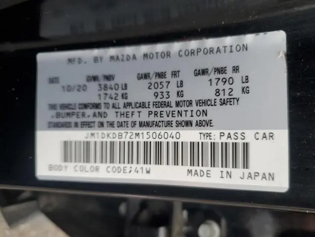 2021 MAZDA CX-3 SPORT  