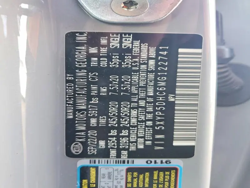 2021 KIA TELLURIDE SX  