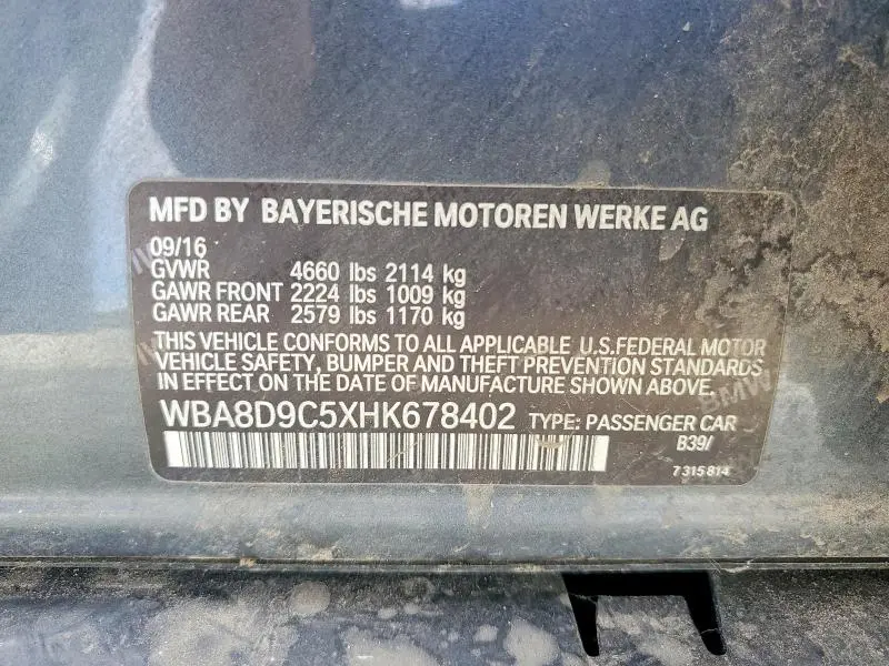 2017 BMW 330 XI  