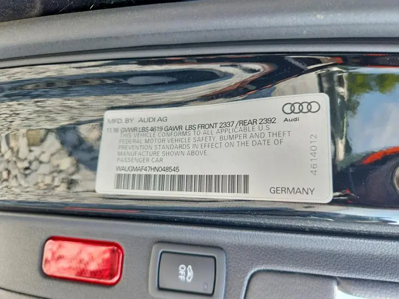 2017 AUDI A4 ULTRA PREMIUM  