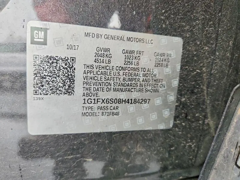 2017 CHEVROLET BOLT EV PREMIER  