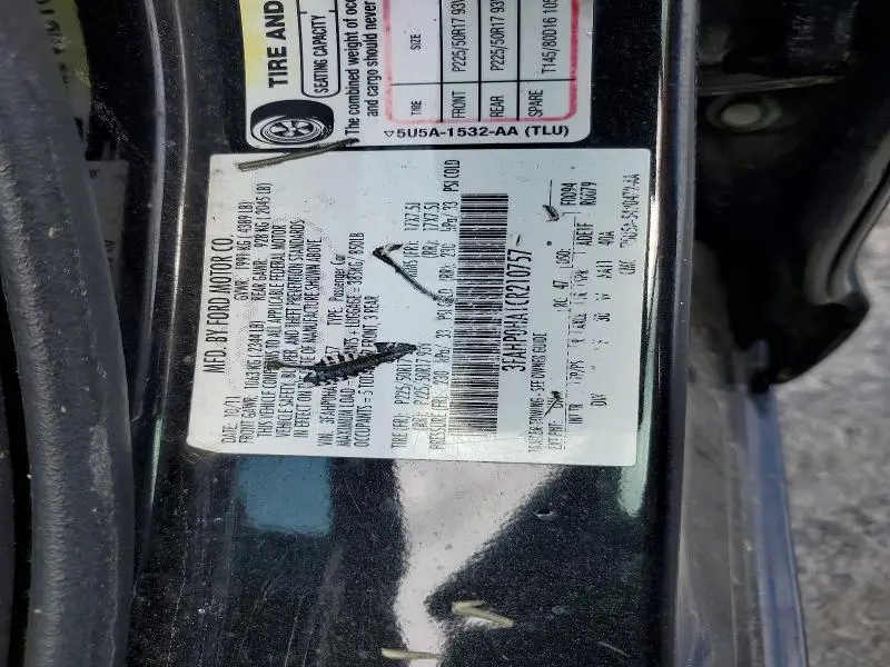 2012 FORD FUSION SE  