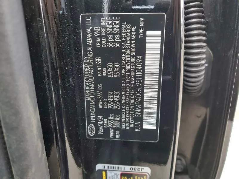 2025 HYUNDAI SANTA FE LIMITED  